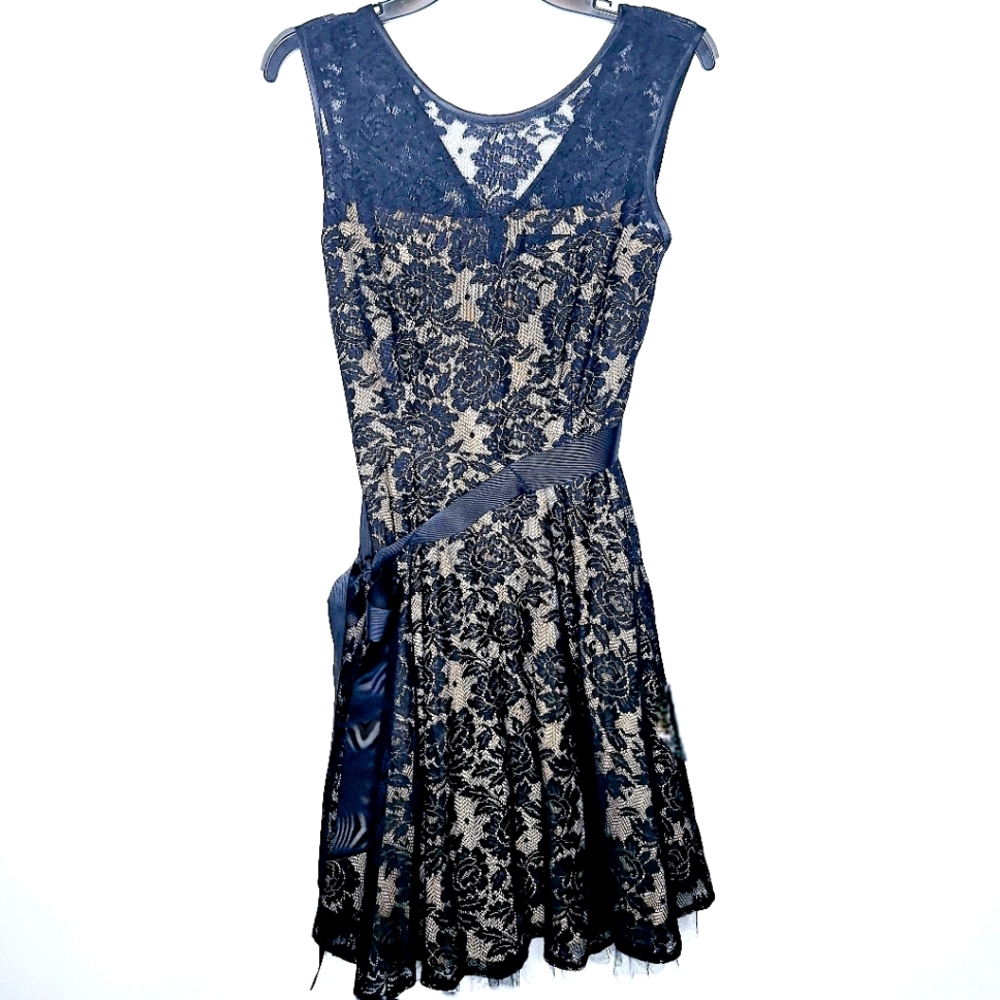 NWT DJ-Jaz brand" Elegance in Lace" Dark Academia core lace dress.
